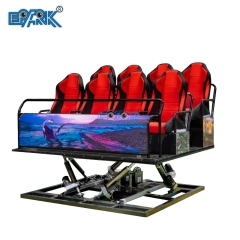 Arcade Business Virtual Reality Simulator Platform VR Mini Cabin 9D VR Family Simulator 6 Seater 5D Cinema
