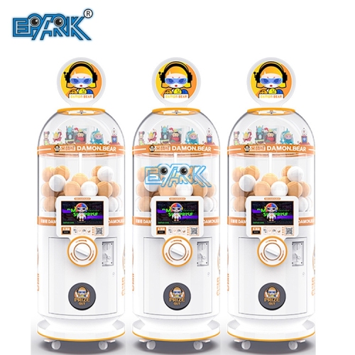 Metal Mini Gachapon Machine-100 Ball Surprise Toys Egg Toys Gashapon Capsule Vending Machines Coin Operated