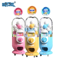 Promotional Arcade Gashapon Dispenser Plastic Coin Operate Mini Small Capsule Toy Vending Machine