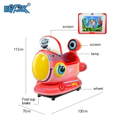 Coins Operate Kiddie Ride Music, Timer, Coin Count Kiddie Rides Coin Game Machine Kiddie Amusement Rides Train