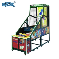 Coin Operated Arcade Crazy Hoop Lcd Screen Shooting Basketball Game Led Kid Indoor Basketball Shooting Game Machine