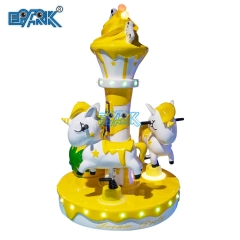 Factory Direct Sales Coin Operated Carousel Arcade Swing Kiddie Ride Coin Operated Carousel Horse
