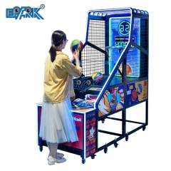 Coin Operated Arcade Crazy Hoop Lcd Screen Shooting Basketball Game Led Kid Indoor Basketball Shooting Game Machine