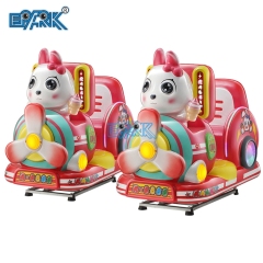 Kiddie Rides Coin Operated Fiberglass Swing Electric Car Small Train Kiddie Ride Game Machine