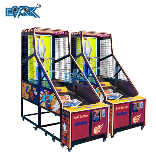 Luxury Indoor Coin Operated Adult/Kids Street Led With Video Shooting Basketball Arcade Game Machine