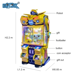 Coin Operaed Arcade Kids Game Machine Robot Capsule Toy Vending Machine For Sale