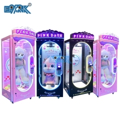 Pink Date Cut Prize Single Player Claw Toy Arcade Machine For Sale Pink Date Scissors Cut Prize Gift Machine