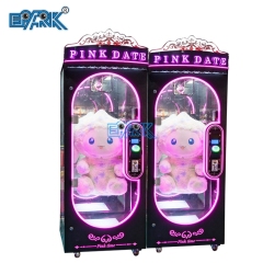 Amusement Machine Coin Operated Arcade Machine Factory Pink Date Cut Prize Machine Claw Machine