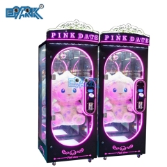 Amusement Machine Coin Operated Arcade Machine Factory Pink Date Cut Prize Machine Claw Machine
