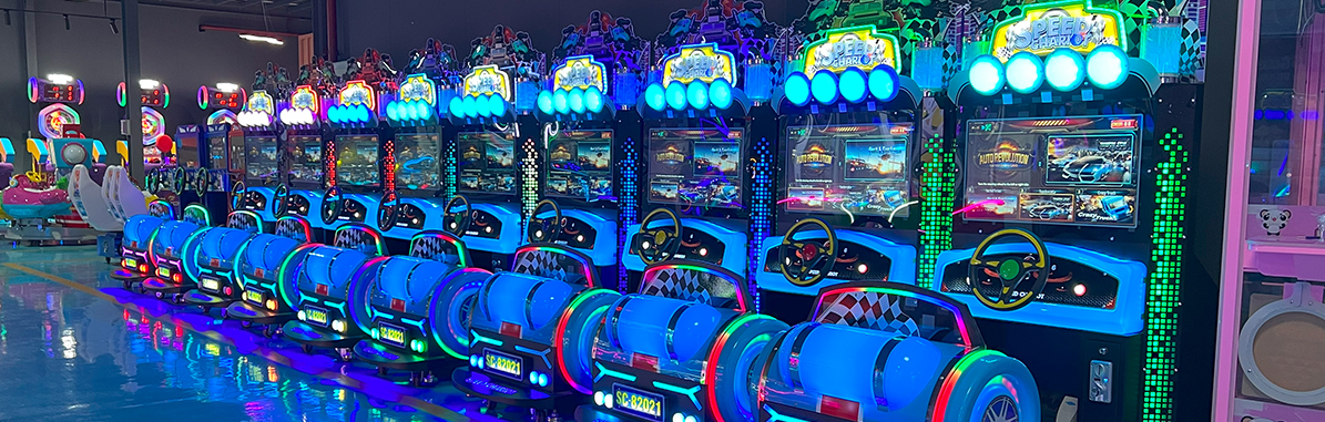 Racing game machine