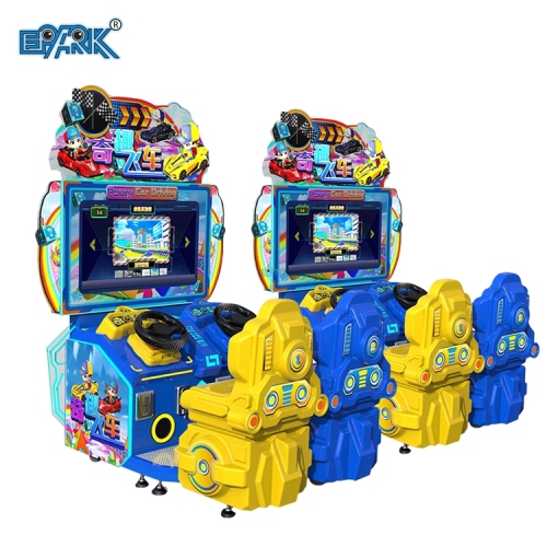 32 Inch LCD Coin Operated Car Racing Arcade Drive Simulator Machine Kid Driving Arcade Racing Car Game Machine