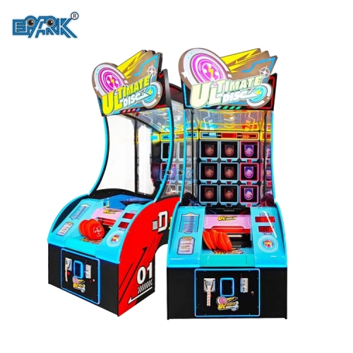 Coin Operated Game Ultimate Disc Throwing Game Arcade Machine Lottery Machine