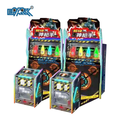 Coin Operated Arcade Indoor Amusement Kids Shooting Game Machine Fast Gunman Shooting Game Machine