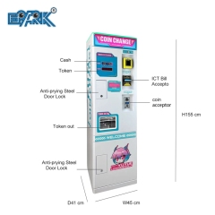 Amusement Double Door ATM Coin Exchange Machine Good Quality Automatic Coin Change Dispenser Token Changer Machine