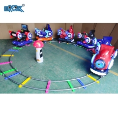 Amusement Park Coin Operated Kiddie Ride Track Happy Train Kiddy Rides