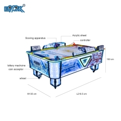 Electric Hockey Table Game Air Hockey Game Machine Table Sport Wooden Toy Indoor Children's Ice Hockey Arcade Game Machine