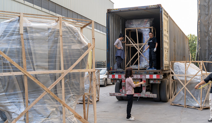 Goods production and transportation are in progress