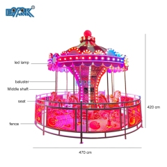 Adult And Kids Playground Equipment Popular Merry Go Round Carousel Rides