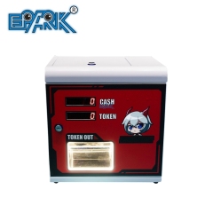 Mini Small Cash Bill Exchange To Coin Token Exchanger Machine For Amusement Claw Crane Game Dispenser