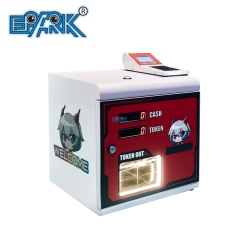 Mini Small Cash Bill Exchange To Coin Token Exchanger Machine For Amusement Claw Crane Game Dispenser