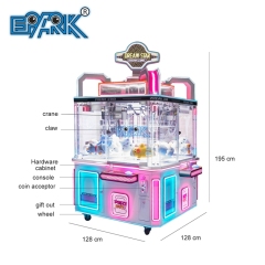 Coin Operated Recreation Arcade Ordinary Four Player Doll Machine Grab Machine Dolls Toy Crane Claw Machine