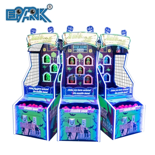 New Arcade Game Machine Zombie Halls Throwing Ball Ticket Redemption Machine For Game Center