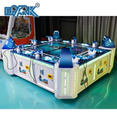 Commercial 8 Players Ticket Out Go Fishing Mini Arcade Game Machine With 55 Inch LCD Video Fish Simulator for Kids