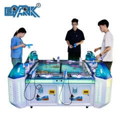 Commercial 8 Players Ticket Out Go Fishing Mini Arcade Game Machine With 55 Inch LCD Video Fish Simulator for Kids