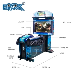 Arcade Machine Manufacturer Amusement Electric Coin Operated Arcade Video Game Gun Shooting Arcade Machine Game Centre Gamer