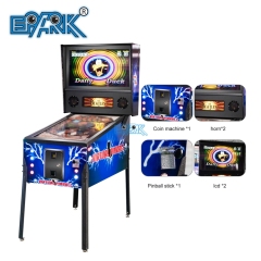 Coin Operated Arcade Cheap Retro Lcd 3d Video Games Virtual Pinball Machine For Sale