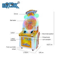 Coin-operated Arcade Entertainment Lucky Ball Arcade Ticket Redemption Game Machines