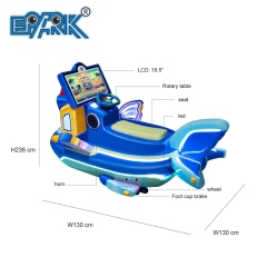 Game Machine Manufacturer Kiddie Ride Coin Operated Video Swing Car Game Machine For Sale