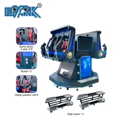 Adult Kids Shopping Mall 9D Cinema 2 Seats Flight Roller Coaster 9D VR Chair VR Machine Simulator