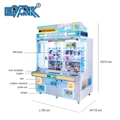 Amusement Park Coin Operated Gift Game Machine Toy Vending Arcade Clamp Prize Game Machine Claw Machine