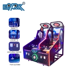 Factory Wholesale Double Players Coin Operated 65 Inch Arcade Video Game Machine Basketball Machine