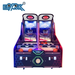Factory Wholesale Double Players Coin Operated 65 Inch Arcade Video Game Machine Basketball Machine