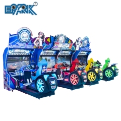 Indoor Amusement Simulator Driving 4 Player Coin Operated Arcade Racing Simulator Car Driving Game Machine