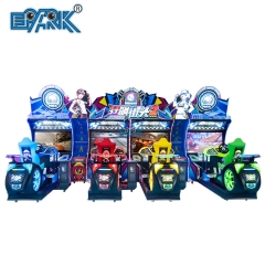 Indoor Amusement Simulator Driving 4 Player Coin Operated Arcade Racing Simulator Car Driving Game Machine