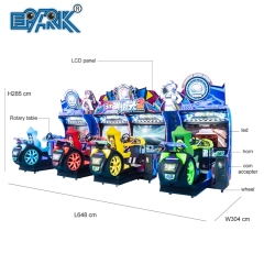 Indoor Amusement Simulator Driving 4 Player Coin Operated Arcade Racing Simulator Car Driving Game Machine
