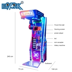 Indoor Lottery Machine Coin Operated Boxing Arcade Redemption Game Machine For Game Center