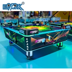 Coin Operated 6ft Electric Air Hockey Table Arcade Game Machines Automatic Serve Hockey Table For 4 Players