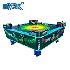 Coin Operated 6ft Electric Air Hockey Table Arcade Game Machines Automatic Serve Hockey Table For 4 Players