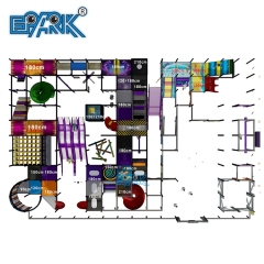 Theme Park Kids Playground Indoor Equipment Soft Play Area