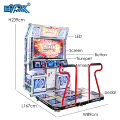 Coin Operated Skill Arcade Dance Game Machine Pump It Up Prime Dancing Game Machine For Sale