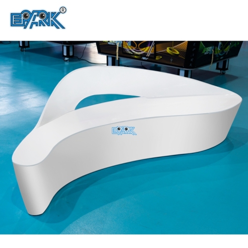 New Design Airport Fiberglass Waiting Leisure Bench With Planter Pot
