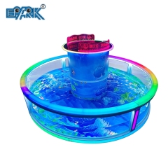 Indoor Outdoor Amusement Park Fish Game Machine Fiberglass Fish Ponds Toy Fishing Pond