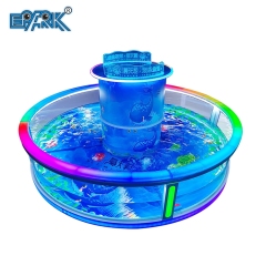 Indoor Outdoor Amusement Park Fish Game Machine Fiberglass Fish Ponds Toy Fishing Pond