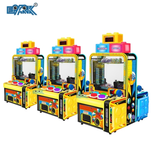 Coin Operated Game Building Block Party Hammer Game Machine For Kids