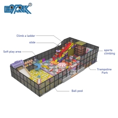 Theme Park Children Soft Play Indoor Playground Equipment Kids Indoor Playground
