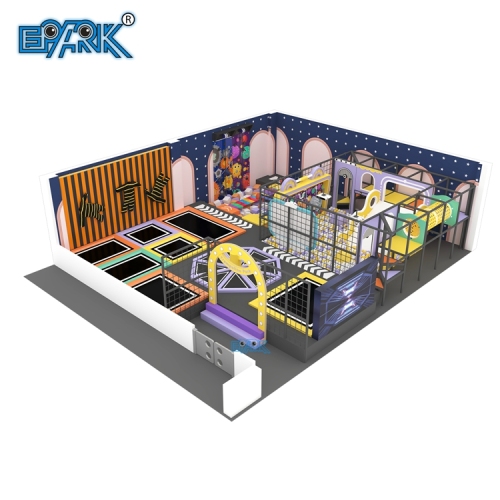 Commercial Playgrounds Kid Soft Play Equipment Indoor Playground with Big Slides for Sale